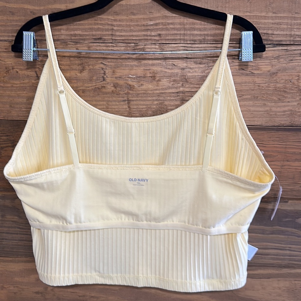 Strappy Rib-Knit Cropped Tank Top for Women - Picture 12 of 12